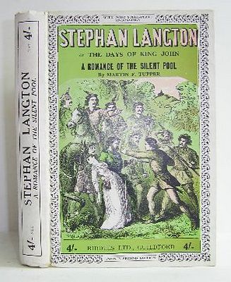 Image for Stephan Langton or The Days of King John. A Romance of the Silent Pool