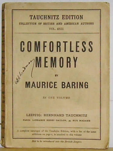 Image for Comfortless Memory