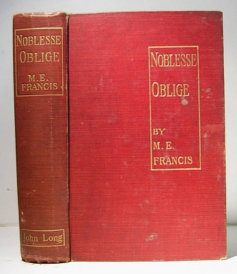 Image for Noblesse Oblige (1909)