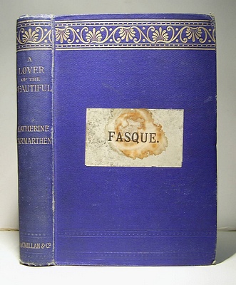 Image for A Lover of the Beautiful. A Study (1890)