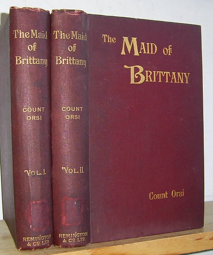 Image for The Maid of Brittany An Italian Romance (From the Leaves of a Diary) (1893)