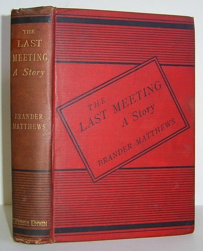 Image for The Last Meeting. A Story (1885)