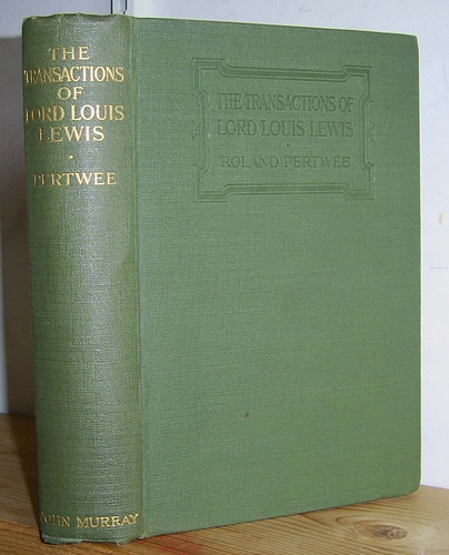 Image for The Transactions of Lord Louis Lewis (1917)