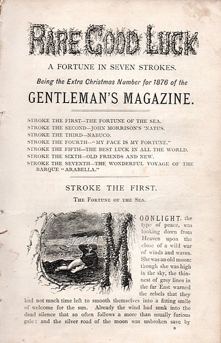 The Gentleman's Magazine, Extra Christmas Number for 1876: Rare Good Luck Image for The Gentleman's Magazine, Extra Christmas Number for 1876: Rare Good Luck