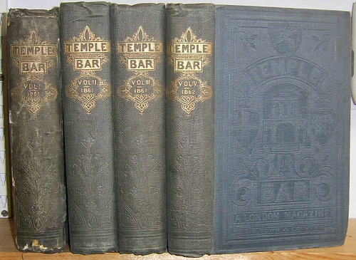 Image for Temple Bar Magazine. Volumes I, II, III, IV (1, 2, 3, 4), December 1860 - March 1862. Seven Sons of Mammon, For Better For Worse, Aurora Floyd