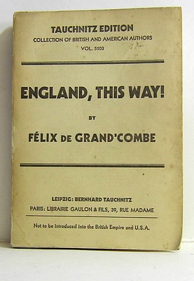 Image for England, This Way! (Tu Viens En Angleterre)