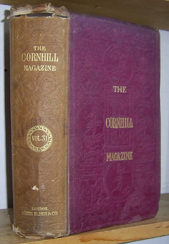 Image for The Cornhill Magazine, Volume XXXI (31), January - June 1875. Contains Miss Angel (Thackeray)