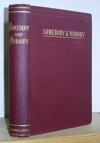Image for Somebody and Nobody A Tale (1872)