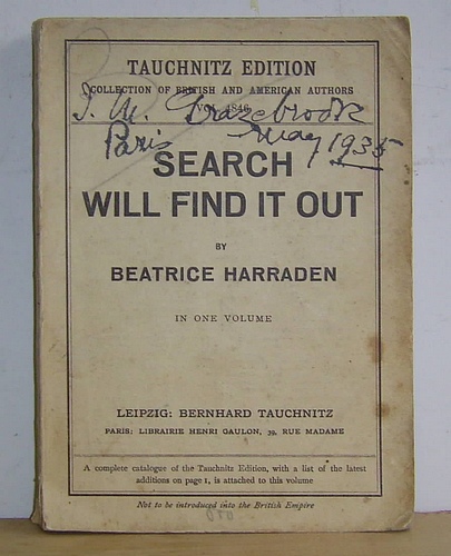 Image for Search Will Find It Out (1928)