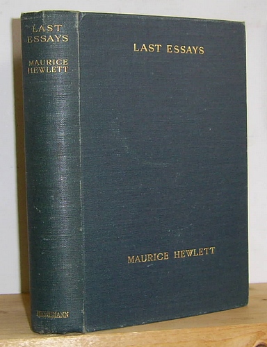 Image for Last Essays (1924)