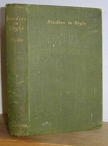 Image for Studies in Style (1900)
