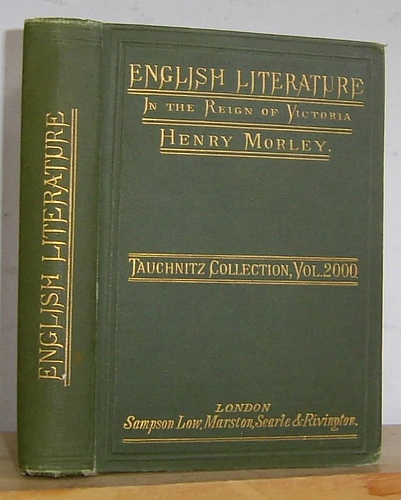 Image for Of English Literature in the Reign of Victoria. With a Glance at the Past (1881)